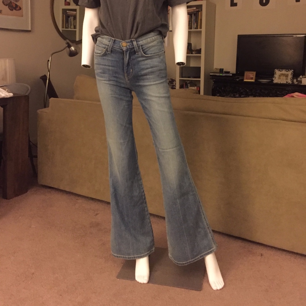 NWT AUTHENTIC Current Elliot Flare Jeans Size 24